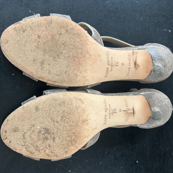 Kate Spade New York Cage metallic high heels - Picture 3 of 3